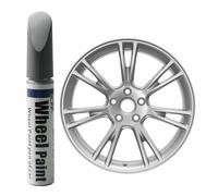 TOPABYTE Rim Touch Up Paint for Tesla Model Y 19" Apollo Wheel - 20" Stiletto Wheel Curb Rash Repair - DIY Curb Rash Paint Pen (Sonic Silver)