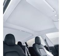 TOPABYTE Roof Sunshade for Tesla Model 3 Highland 2024-2026 Glass Sunroof Shade Window Insulation UV & Heat Protection Double-Layer Sun Shade Beige (produced from China)