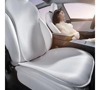 TOPABYTE Seat Cover Custom Fit for Tesla Model Y Juniper 2025 2020-2024 Front and Rear Car Seat Cushion Protector Pad Set All Seasons Breathable (Without LOGO)