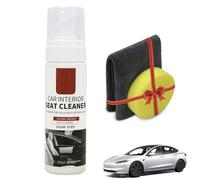TOPABYTE Super Cleaner for Tesla White Seat Cleaner for Stain Car Interior Care Biodegradable Leather Seat Cleaner Tesla Model 3 Highland/Y/S/X CyberTruck Car Accessories