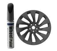 TOPABYTE Wheel Rims Touch Up Paint for Tesla Model Y Performance 21" Uberturbine Wheel Curb Rash Repair for Model 3/Y/S/X Uberturbine/Arachnid/Turbine/Cybersteam Wheels (Gunpowder)