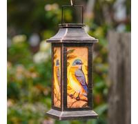 Topadorn Bluebird Solar Lantern Outdoor with Warm LED Glow