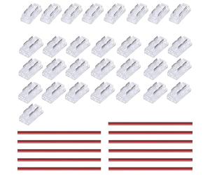 TOPAI 2 Pin 5mm COB LED Strip Connectors Solderless