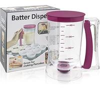 Toparad Pancake Cupcake Batter Dispenser, Bakeware Maker with Measuring Label, Perfect Baking Tool for Cupcakes, Waffles, Muffin Mix, Cake or Any Baked Goods