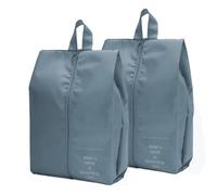 TOPASION Shoe Bags for Travel, 2 Pack Large Multi-color Shoe Bags for Men Women, Waterproof Portable Shoe Organizer bag with Sturdy Zipper, Blue Grey, Color