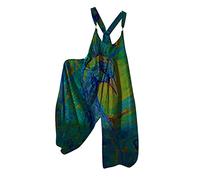 Topassion Black Jumpsuit, Wide Leg Jumpsuit for Women UK Women's Dungarees UK Women's Bib Overall 100% Cotton Women Sexy Ribbed Knit Yoga Playsuits Plus Size Jumpsuits Gym Jumpsuit