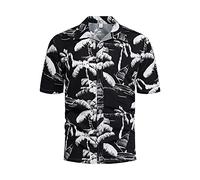 Topassion Mens Shirts Long Sleeve,Black Hawaiian Shirt Holiday Shirt Mens Hawaiian Shirts Hawaii Shirts for Men Christmas Hawaiian Shirt Men Hawaiian Christmas Shirt