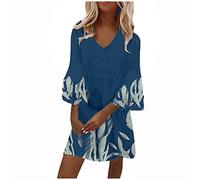 Topassion Wedding Guest Dresses for Women Women's Formal Dresses Summer Dresses for Women UK 1920s Flapper Dress Party Cocktail Maxi Dress Formal Evening PartyDresses,Dark Blue,XXL