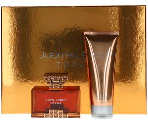 Topaz By Judith Leiber For Women Set: EDP+Body Lotion (1.3+3.4) New