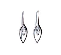 Topaz Marquise Dangle Earrings Ojewellery Silver One Size