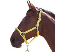 Shires Topaz Nylon Headcollar Yellow - Extra Extra Small Pony