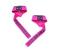 TOPAZ Weight Lifting Straps Fitness Padded Cotton Wrist Support Gel Advanced Grips Dumbbell Bar Wraps Heavy Duty Gym Bodybuilding Straps Power Deadlift Barbells Non Slip Exercise