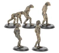 TOPBATHY 1 Set Educational Human Evolution Model Realistic Imitated Man Figures for Cognitive Development and Play for Boys and Ages