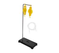 TOPBATHY 1 Set Physics Experiment Pulley Block Kit for Mechanics Teaching Includes Bracket Pulleys for Student Learning and Science Projects