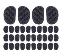 TOPBATHY 10 Pairs Silicone Nose Pads for Glasses Black Comfortable and Sturdy Non-deformable Nose Cushions for Sports and Everyday Eyeglass Repair