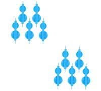 TOPBATHY 10 pcs Plastic Double Pulley Mechanic Teaching Equipment for Physics Experiments School Supplies Demonstrating Pulley Systems and Lifting Principles