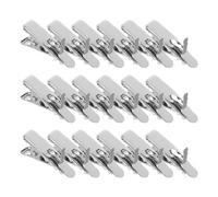 TOPBATHY 100pcs Alligator Clips Fish Mouth Christmas Tree Ornament Clips Wreath Garland for Christmas Flowers Hanging Clamps for Crafts Holiday Decor