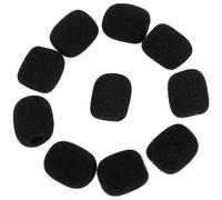 TOPBATHY 100pcs Blowout Mic Sponge Covers Lapel Wireless Headset Microphone Cover for Microphone Lavalier Windproof Protection