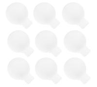 TOPBATHY 100pcs Frosted Plastic Globe Light Bulb Pendant for String Lights 1.6cm Diameter Empty Globe Lamp Bulbs for Outdoor Hanging String Replacement and Decoration