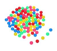 TOPBATHY 100pcs Preschool Stem Balls Colorful Plastic Sorting Balls for Montessori Learning for Counting Experiments Games for Hands Education