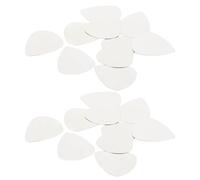 TOPBATHY 100pcs Stainless Steel Guitar Picks Thumb Picks Smooth Edge Plectrum for Acoustic Guitar Bass Musical Instrument Accessories for Beginners