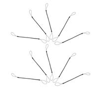 TOPBATHY 10pcs Anti-lost Stylus Pen Lanyards Convenient Spring Ropes Wrist Strap Lanyard Black Nylon Pvc with Spring Structure for Touch Pen Accessibility