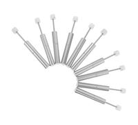 TOPBATHY 10pcs Hydraulic Soft Close Dampers for Trash Can Lids - Steel and Plastic Garbage Can Piston Replacement - Slow Closing Mechanism for Kitchen and Home Wastebaskets