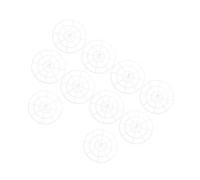 TOPBATHY 10pcs Plastic Fermentation Weights Mesh Plates for Pickling and Canning Compact Lightweight Fermenting Pressers for Vegetables and Homemade Beverages Space-Saving Kitchen Tool
