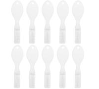 TOPBATHY 10pcs Prison Toothbrush Large Soft Nylon Bristles Short Handle Anti-self- Design with Supervision Code for Safe Oral Care in Correctional Facilities