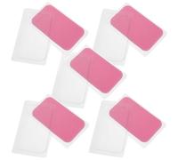 TOPBATHY 10Pcs Reusable Silicone Under-Eye Patches for Eyelash Extension Supplies, Lash Grafting Gasket Pallet Soft Adhesive Eyelash Extension Stickers, Pink and Lash Lift Pads for Makeup