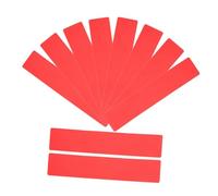 TOPBATHY 10Pcs Tennis Court Markers Red Flat Round Corner Sports Training Signs for Agility Drills Soccer Basketball Football Practice
