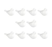 TOPBATHY 10pcs White Body Bird Foam Flowers Crafts DIY Crafts Floral Foam Ball Nativity Animal Christmas Bird Ornaments DIY s White Decorative s Ornament The