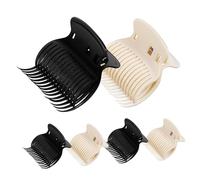 TOPBATHY 12 Pcs Hot Roller Clips for Long Hair Heat-resistant Claw Curler Clips Strong Grip Styling Tools for Women and Salon Use