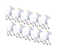 TOPBATHY 12 Pcs Realistic PVC Goat Models for Micro Landscapes DIY Craft Educational Displays for Dollhouses and Farm Decor