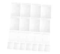 TOPBATHY 120pcs Clear PVC Jewelry Organizer Bags with Self-sealing Closure Thickened Anti-tarnish Storage Pouches in Protective Bags for Necklaces Earrings Bracelets Storage