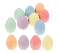 TOPBATHY 12pcs Jumbo Colored Sidewalk Chalk Set for Fun-shaped Chalkboard Chalks Vibrant Non-toxic for Outdoor Drawing Blackboard Street Art Creative Play