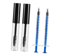 TOPBATHY 12pcs Mascara Bottle Empty Bottles Plastic Syringe Refillable for Eyelash Storage Container for Portable Makeup Use