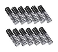 TOPBATHY 12Pcs Mini Mascara Tubes 0.8Ml Empty Eyelash Cream Containers with Wand Refillable Travel Size Black Mascara Bottles for Cosmetic Packaging