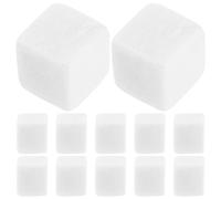 TOPBATHY 12Pcs Reusable Whiskey Stones Marble Beverage Cooling Stones for Beer Whisky Wine and Juice Wear-Resistant Drink Chilling Rocks Refrigerator Chilled Ice Cubes