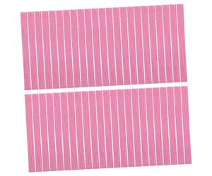 TOPBATHY 150pcs Makeup Brush Mesh Covers Protective Net Set for Travel and Storage, Rose Red Pe Mesh Makeup Tool Protectors for Brush Heads