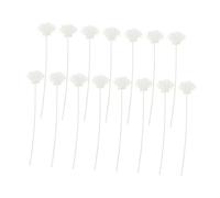 TOPBATHY 15pcs Faux Flower Diffuser Replacement Sticks for Fragrance Oil Aroma Diffusers Pe Foam Decorative Stems for Home Bedroom Office Efficient Scent Distribution and Maintenance
