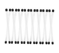TOPBATHY 16 Pcs Experimental Round Tube Stick Storage Tubes Test Bottles with Cap Transparent Pvc
