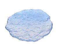 TOPBATHY 1pc Elegant Glass Fruit Tray Irregular Design Food Storage Serving Dish for Home Buffet and Events Material for Fruits Desserts and Snacks for Parties and Dining Tables