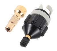 TOPBATHY 1Set Inflatable Pump Adapter Kit Quick Connect Valve for Air Beds Kayaks Swimming Rings Pool Leakproof Design Compatible with Various Car Air Pump Brands