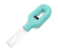 TOPBATHY 2-in-1 Detangling Hair Brush with Button Mist Spray Design for Frizz Control, Wide Teeth and Concealed Water Tank, Portable Plastic and Nylon Spray Brush for Straight and Curly