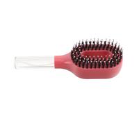 TOPBATHY 2-in-1 Misting Hair Brush with 55ml Refillable Spray, Plastic and Nylon Material for One-handed Styling and Even Coverage, for Detangling Curly Hair during Morning Routines