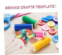 TOPBATHY 200pcs Shell-Shaped Quilting Paper Templates Patchwork Sewing Design Board for DIY Embroidery Crafts Sturdy Paper Piecing Templates for Sewing Fabric Patterns
