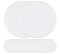 TOPBATHY 200pcs White Plastic Bingo Chips 19mm Counting Pieces