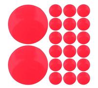 TOPBATHY 20pcs 74mm Red Gel Light Filters for LED Downlights and Spotlights - Self-adhesive Transparency Film Sheets for Ambient Mood Lighting and Stage Photo Studio Use