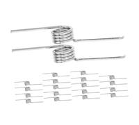 TOPBATHY 20PCS Adjustable Metal Torsional Springs for Garbage Bin Lids Smooth Closing Mechanism Replacement Parts for Rubbish Cans in Kitchens Bathrooms Offices and Homes